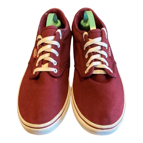 Vans Era Women’s Red Lace Up Low Top Size 7 - Picture 1 of 8